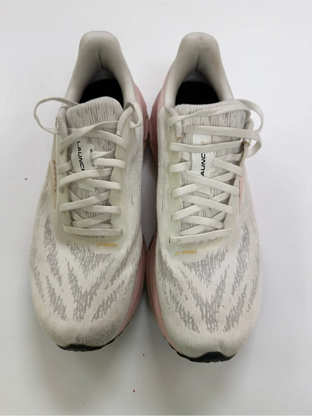 Brooks Women's White & Pink Running Shoes